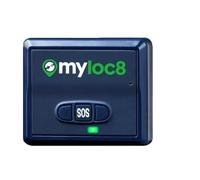 GPS Tracker by Myloc8 - Universal GPS Tracker for Vehicles, Kids, and Luggage, Car Tracking Device, 4G LTE, Real-Time Updates for Trucks, Trailers, Bikes, Hidden with Magnet, Subscription Required