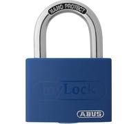 Mylock T65al/40 Padlock-Individually Writeable-Pin Padlock-Solid Aluminium Lock Body-Security Level 5-Blue