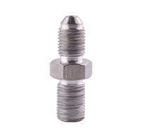 MYLPDZSW Xingyue Aile AN3 AN3 Droite en Acier Inoxydable JIC Flare à M10 * 1,0 mâle Droite en Acier Inoxydable Adaptateur d'huile de Frein