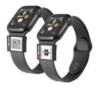 MYLUCKYTAG Étiquette d'identification médicale à code QR - Pour bracelet d'identification médicale Apple Watch ou Fitbit - Alerte médicale - Profil médical d'urgence en ligne gratuit