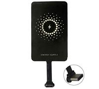 MyMAX -Chargeur sans Fil USB Type C 1300mA Magic Tag Super Rapide Qi Récepteur et Adaptateur Compatible avec Google Pixel, Samsung, Huawei, LG, Sony, Motorola, Nokia, etc (Longue, Plastique)