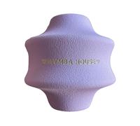 mymba Balle en caoutchouc naturel - Jouet durable pour chiens - Idéal pour les chiens qui jouent fort, sûr et amusant - Balle interactive, espace pour récompenses - Balle pour chiens (lilas)