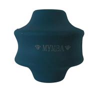 mymba - Balle en caoutchouc naturel - Jouet durable pour chiens qui jouent fort - Sûr et amusant - Balle interactive, espace pour récompenses - Balle pour chiens (azul)
