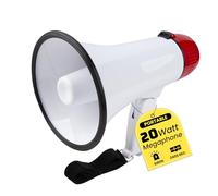 MyMealivos 20W Mégaphone Portable de-Blanc