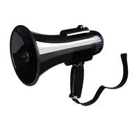 MyMealivos Mégaphone de 30 W avec sirène et Enregistrement des années 240 - Couverture de contrôle de la vol, portée jusqu'à 774 m - Convient pour Les Jeux de Sport, Les entraîneurs de Pom-Pom Girl