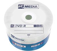 MyMedia Lot de 50 DVD-R 16 x 4,7 Go I 16 Broches I DVD Vierges inscriptibles I 16 x Vitesse de Gravure et Longue durée de Vie I DVD-R Réfractable I DVD Vide 69200
