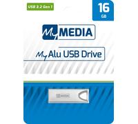 MyMEDIA My Alu USB 3.2 Gen 1 Drive Clé USB 16 GB argent 69275 USB 3.1 (Gen 1)