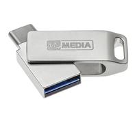 MyMEDIA My Dual USB 3.2 Gen 1 /USB C Drive 128GB Clé USB 128 GB argent 69271 USB 3.1 (Gen 1) USB-C®