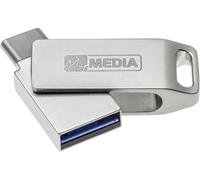 MyMEDIA My Dual USB 3.2 Gen 1 /USB C Drive 16GB Clé USB 16 GB argent 69268 USB 3.1 (Gen 1), USB-C®
