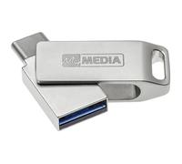 MyMEDIA My Dual USB 3.2 Gen 1 /USB C Drive 32GB Clé USB 32 GB argent 69269 USB 3.1 (Gen 1), USB-C®