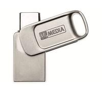 MyMEDIA My Dual USB 3.2 Gen 1 /USB C Drive 128GB Clé USB 128 GB argent 69271 USB 3.2 (1è gén.) (USB