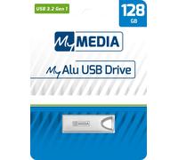 Mymedia USB 3.2 Stick 128GB, Typ-A, My Alu, silber Retail-Blister