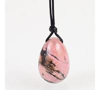 MYMEO Ensemble d'œufs de jade en rhodonite naturelle Yoni - Boule massage quartz minéral 30 x 20 mm