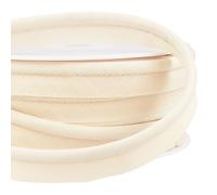 MYMERCERIE Bobine 15m Passepoil mèche Ecru Foncé 5mm