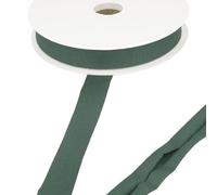 MYMERCERIE Bobine 20m Biais Jersey Extensible Vert Bouteille 20mm