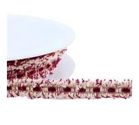 MYMERCERIE Bobine 20m Galon Robe chiné 12mm Bordeaux