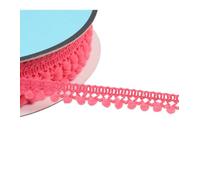 MYMERCERIE Bobine 25m Galon Petits Pompons Rose Fuchsia 10mm