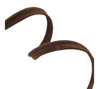 MYMERCERIE Bobine 25m Passepoil suédine 3mm Marron foncé