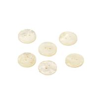 MYMERCERIE Bouton Imitation Pierre Ivoire 15mm