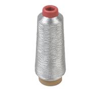 MYMERCERIE Cône Fil Metallique 3000 yards/2743 mètres Haute qualité Argent