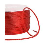 MYMERCERIE Cordon Queue de Rat 2mm Rouge au mètre