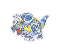 MYMERCERIE Ecusson thermocollant Animal Robot tricératops 6x4.5cm