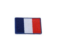 MYMERCERIE Ecusson thermocollant Drapeaux brodé France 3cm x 4,5cm