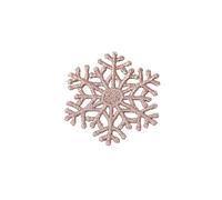 MYMERCERIE Ecusson thermocollant Grand Flocon de Neige Rose Gold 4,8cm x 4,8cm