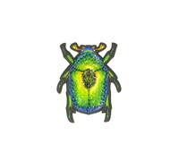 MYMERCERIE Ecusson thermocollant Insecte scarabée 5x4cm