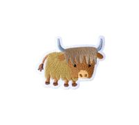MYMERCERIE Ecusson thermocollant Petits Animaux Mignons Bison 3cm x 3,6cm