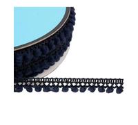 MYMERCERIE Galon Petits Pompons 10mm Bleu Marine au mètre