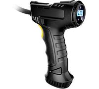 MYMM Compresseur d'air de Pompe de gonflage de Pneu avec manomètre numérique à écran LCD, compresseur d'air de Voiture Portable avec éclairage LED et Charge d'allume-Cigare