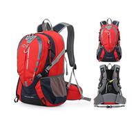 MYMM Sac à dos de randonnée 25L sac à dos de Camping étanche ultra-léger sac à dos de Sports de plein air sac à dos d'alpinisme (rouge)
