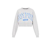 myMo ATHLSR Sweat-shirt 'Back To School' azur / gris chiné, Taille M