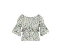 MYMO Chemisier bleu pastel / citron vert / olive / rosé / blanc, Taille M