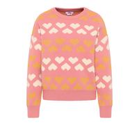 MYMO Pull-over 'Blonda' pêche / rose / blanc, Taille M-L