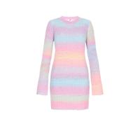 MYMO Robes en maille bleu pastel / vert pastel / violet pastel / rose, Taille M-L