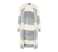 myMo ROCKS Cardigan crème / gris / vert, Taille XS
