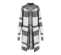 myMo ROCKS Cardigan '' gris / anthracite / blanc, Taille XS