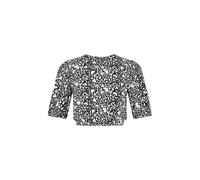 myMo ROCKS Chemisier 'Valentine's Day' noir / blanc, Taille XS