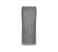 myMo ROCKS Jupe 'Fashion Look' anthracite / noir / blanc, Taille 38