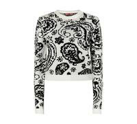 myMo ROCKS Pull-over 'Blonda' noir / blanc cassé, Taille S