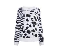 myMo ROCKS Pull-over noir / blanc, Taille XL