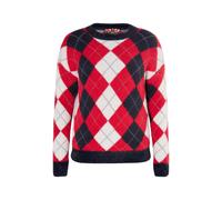 myMo ROCKS Pull-over rouge / noir / blanc, Taille M