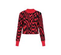 myMo ROCKS Pull-over rouge / noir, Taille M-L