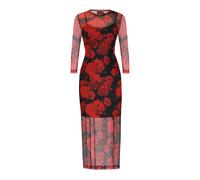 myMo ROCKS Robe 'Valentine's Day' rouge rubis / noir, Taille 38