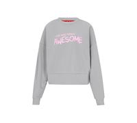 myMo ROCKS Sweat-shirt 'Comfy' gris / rose, Taille S