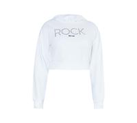 myMo ROCKS Sweat-shirt noir / argent / blanc, Taille M