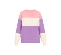 MYMO Sweat-shirt 'Back To School' crème / violet / rose ancienne, Taille L