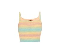 MYMO Tops en tricot 'Back To School' bleu clair / jaune / abricot, Taille XS